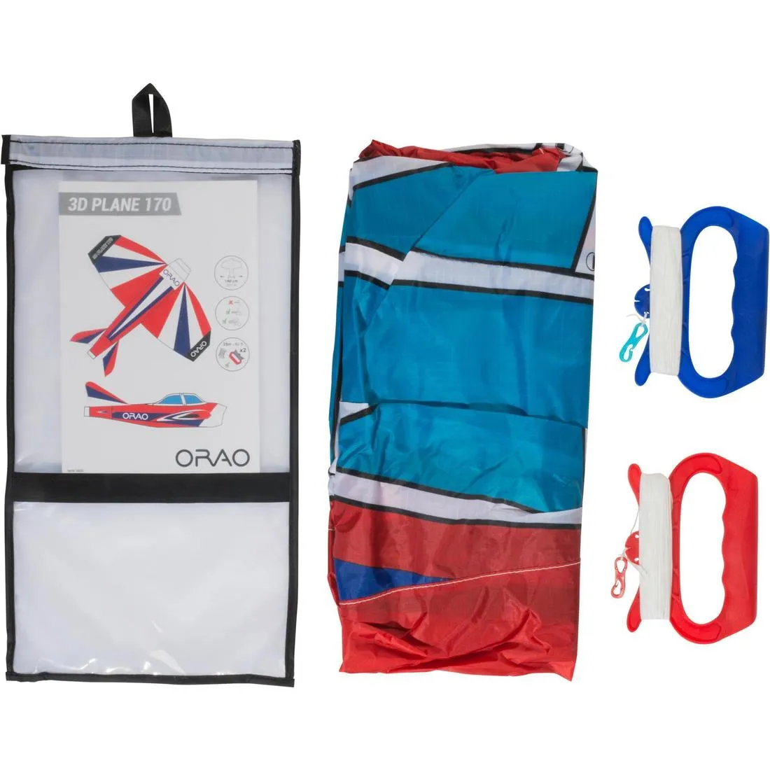 3D Plane 170 Children's Stunt Kite - Voltige Colours