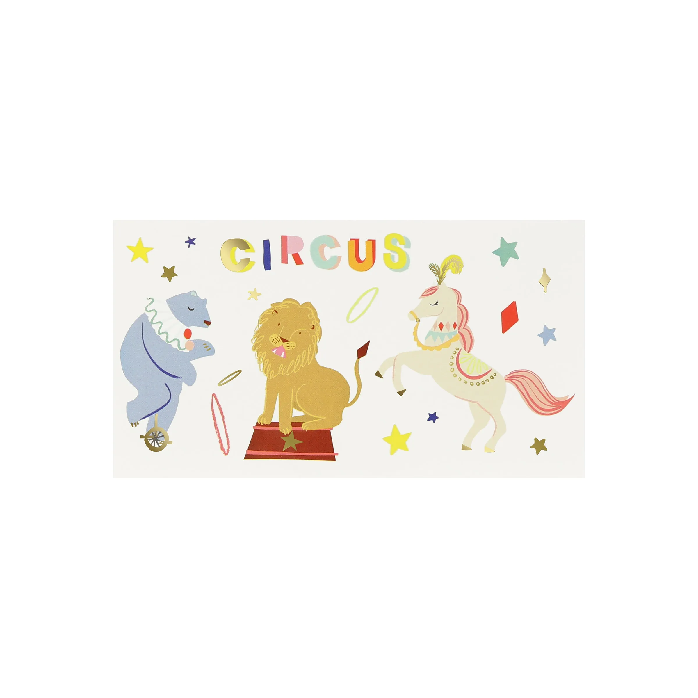 Circus Tattoos (x 2 sheets)