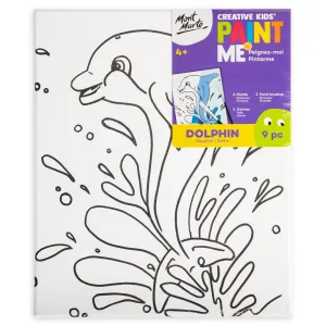 Creative Kids Paint Me Set 9pc - Dolphin