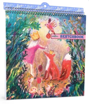 eeBoo Square Sketchbook: King Fox