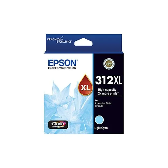 Epson 312 HY Lt Cyan Ink Cart