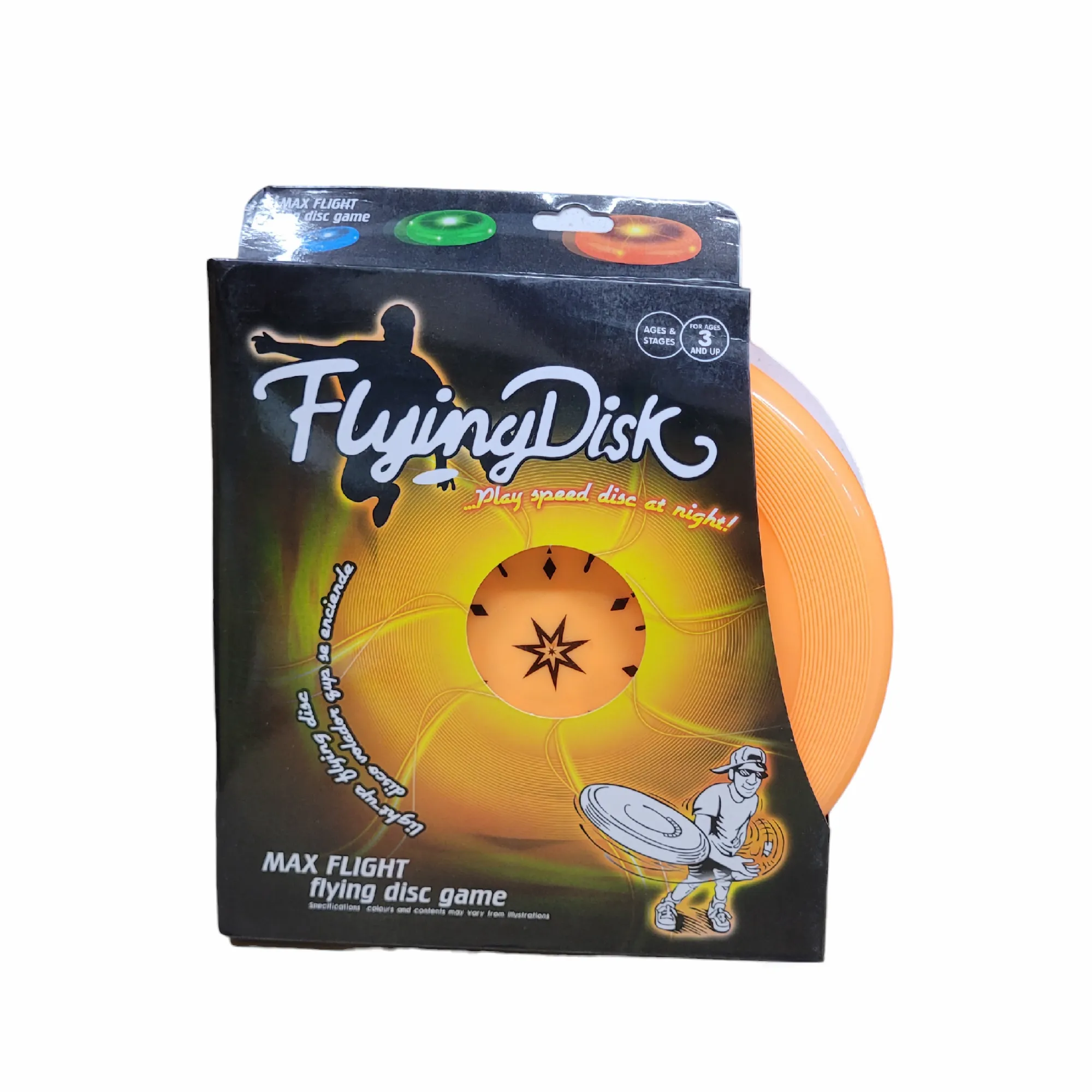 Flying Disk Flashing LED Frisbee - Bargain Basement