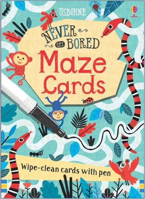 Never Get Bored Maze Cards