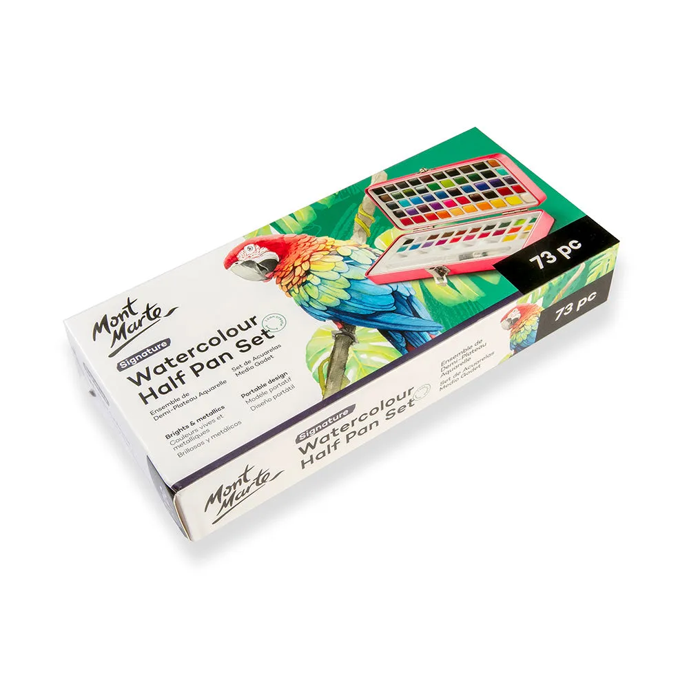 Watercolour Half Pan Set Signature 73pc